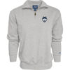 Picture of Blue 84 Men's Connecticut Huskies Quarter Zip Sweatshirt Icon Grey, Grey, Medium