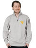 Picture of Blue 84 Men's West Virginia Mountaineers Quarter Zip Sweatshirt Icon Grey, Grey, Large