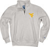 Picture of Blue 84 Men's West Virginia Mountaineers Quarter Zip Sweatshirt Icon Grey, Grey, Large