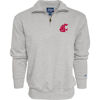 Picture of Blue 84 Men's Washington State Cougars Quarter Zip Sweatshirt Icon Grey, Grey, Large