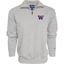 Picture of Blue 84 Men's Washington Huskies Quarter Zip Sweatshirt Icon Grey, Grey, Small