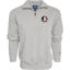 Picture of Blue 84 Men's Florida State Seminoles Quarter Zip Sweatshirt Icon Grey, Grey, Large