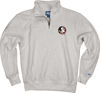 Picture of Blue 84 Men's Florida State Seminoles Quarter Zip Sweatshirt Icon Grey, Grey, Large