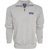 Picture of Blue 84 Men's TCU Horned Frogs Quarter Zip Sweatshirt Icon Grey, Grey, Medium