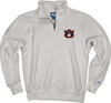 Picture of Blue 84 Men's Auburn Tigers Quarter Zip Sweatshirt Icon Grey, Grey, Medium