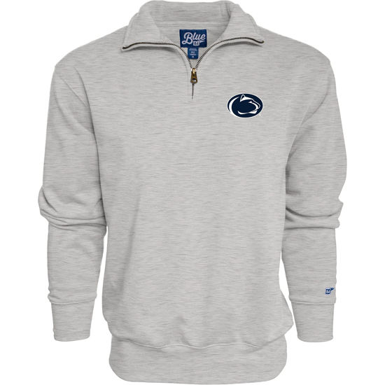 Picture of Blue 84 Men's Penn State Nittany Lions Quarter Zip Sweatshirt Icon Grey, Grey, Medium