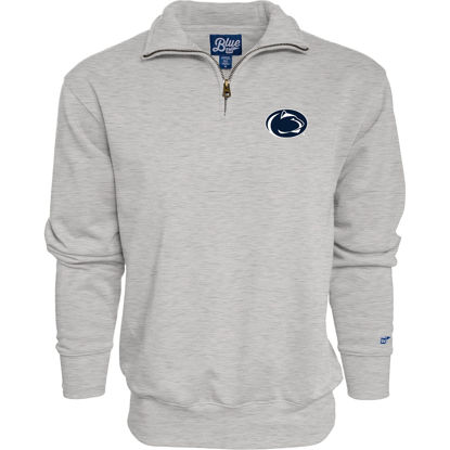 Picture of Blue 84 Men's Penn State Nittany Lions Quarter Zip Sweatshirt Icon Grey, Grey, XX-Large