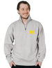 Picture of Blue 84 Men's Michigan Wolverines Quarter Zip Sweatshirt Icon Grey, Grey, XX-Large