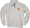 Picture of Blue 84 Men's Iowa State Cyclones Quarter Zip Sweatshirt Icon Grey, Grey, X-Large