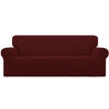 Picture of Easy-Going Stretch Sofa Slipcover 1-Piece Sofa Cover Furniture Protector Couch Soft with Elastic Bottom for Kids, Polyester Spandex Jacquard Fabric Small Checks (Sofa, Wine)