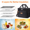 Picture of Lifewit Large Lunch Bag Insulated Lunch Box Soft Cooler Cooling Tote for Adult Men Women, Black 24-Can (15L)