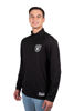 Picture of Ultra Game NFL Men's Super Soft Quarter Zip Long Sleeve T-Shirt, Las Vegas Raiders, Team Color, X-Large