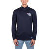 Picture of Ultra Game NFL Men's Super Soft Quarter Zip Long Sleeve T-Shirt, Tennessee Titans, Team Color, Medium