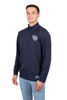 Picture of Ultra Game NFL Men's Super Soft Quarter Zip Long Sleeve T-Shirt, Tennessee Titans, Team Color, Medium
