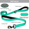 Picture of Joytale Dog Leash Heavy Duty for Large Dogs That Pull, Double Handle Dog Leash for Traffic Control, Double-Sided Reflective Leash for Night Safety, Dog Leash for Large Medium Dogs, 5FT, Teal