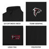 Picture of Ultra Game Men's Standard NFL Official Super Soft Quarter Zip Long Sleeve T-Shirt, Team Color
