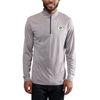 Picture of Ultra Game Men's Quarter Zip Pullover Tee Shirt, Heather Gray, Small