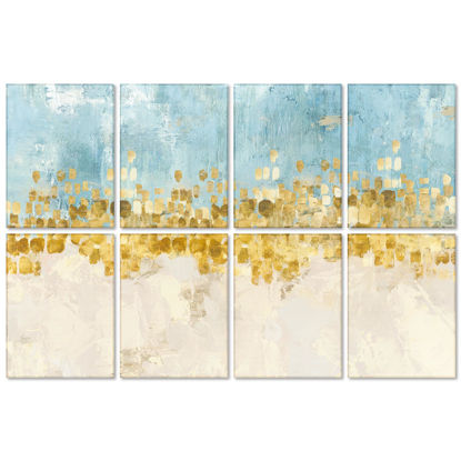 Picture of BUBOS 8 Pack Art Acoustic Panels,Self adhesive Sound Proof Foam Panels Soundproof Wall Panels,48X32Inches Acoustic Wall Panels,Decorative Sound Absorbing Panels for Home & Office(Dancing Star)…