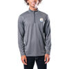 Picture of Ultra Game NFL Men's Super Soft Quarter Zip Long Sleeve T-Shirt, Pittsburgh Steelers, Heather Charcoal, Small