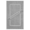 Picture of Cotton Paradise 100% Cotton Bath Mats for Bathroom Floor Set of 2 Pack, 20x34 Soft Absorbent Washable Quick Dry Tub Bathmat, Light Gray Towel Bath Mat