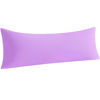 Picture of NTBAY Body Pillowcase - Brushed Microfiber 20x54 Pillowcase - Soft, Wrinkle-Free, Fade-Resistant, Stain-Resistant, Light Purple Body Pillow Cover with Envelope Closure - 20x54 Inches, Light Purple