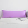 Picture of NTBAY Body Pillowcase - Brushed Microfiber 20x54 Pillowcase - Soft, Wrinkle-Free, Fade-Resistant, Stain-Resistant, Light Purple Body Pillow Cover with Envelope Closure - 20x54 Inches, Light Purple