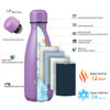 Picture of Konokyo Insulated Water Bottles,12 oz Double Wall Stainless Steel Vacumm Metal Flask for Sports Travel,Lavender