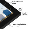 Picture of Americanflat 4x10 Picture Frame with Shatter-Resistant Glass - Gallery Style Frame with Engineered Wood - Signature Collection - Photo Frame for Tabletop and Wall Display - Black