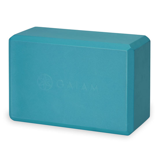 Picture of Gaiam Yoga Block - Supportive Latex-Free Eva Foam - Soft Non-Slip Surface with Beveled Edges for Yoga, Pilates, Meditation - Yoga Accessories for Stability, Balance, Deepen Stretches