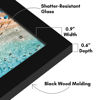 Picture of Americanflat 5x9 Picture Frame with Shatter-Resistant Glass - Gallery Style Frame with Engineered Wood - Signature Collection - Photo Frame for Tabletop and Wall Display - Black