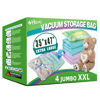 Picture of XXL Jumbo Size 47''X35'' Vacuum Storage Space Saver Bags Extra Large for Blanket, Bedding, Comforters (4 Pack)