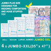 Picture of XXL Jumbo Size 47''X35'' Vacuum Storage Space Saver Bags Extra Large for Blanket, Bedding, Comforters (4 Pack)