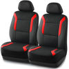 Picture of Skechers Memory Foam™ Car Seat Covers, Air Cool Mesh Thick Seat Covers, Red Two Front Seat Cover, Airbag Compatible, Automotive Comfort & Protection for Most Cars,Vans,Trucks, SUVs(Red,Two Front)