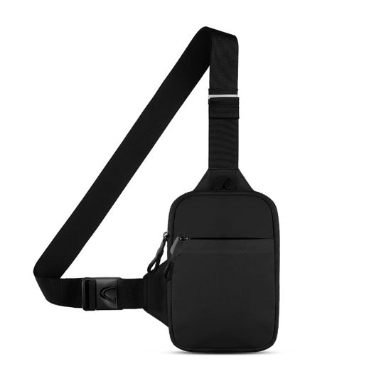 Picture of Simptech Mini Crossbody Sling Bag Chest Bag Dual Pocket Water Resistant Fanny Pack Running Phone Holder for Men Women Workout Travelling