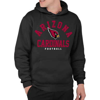 Picture of Junk Food Clothing x NFL - Arizona Cardinals - Classic Team Logo - Unisex Adult Pullover Fleece Hoodie for Men and Women - Size Medium