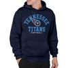 Picture of Junk Food Clothing x NFL - Tennessee Titans - Classic Team Logo - Unisex Adult Pullover Fleece Hoodie for Men and Women - Size Large