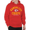 Picture of Junk Food Clothing x NFL - Kansas City Chiefs - Classic Team Logo - Unisex Adult Pullover Fleece Hoodie for Men and Women - Size XX-Large, Red