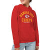 Picture of Junk Food Clothing x NFL - Kansas City Chiefs - Classic Team Logo - Unisex Adult Pullover Fleece Hoodie for Men and Women - Size XX-Large, Red