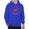 Picture of Junk Food Clothing x NFL - Buffalo Bills - Classic Team Logo - Unisex Adult Pullover Fleece Hoodie for Men and Women - Size Small, Blue