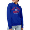 Picture of Junk Food Clothing x NFL - New York Giants - Classic Team Logo - Unisex Adult Pullover Fleece Hoodie for Men and Women - Size Small