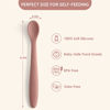 Picture of Silicone Baby Feeding Spoons, Training Spoon Self-feeding, First Stage Infant Soft-Tip Easy on Gums, Utensils Supplies, Dishwasher & Boil-proof, 6 Pack