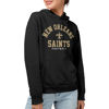 Picture of Junk Food Clothing x NFL - New Orleans Saints - Classic Team Logo - Unisex Adult Pullover Fleece Hoodie for Men and Women - Size Medium