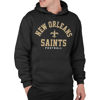 Picture of Junk Food Clothing x NFL - New Orleans Saints - Classic Team Logo - Unisex Adult Pullover Fleece Hoodie for Men and Women - Size X-Large