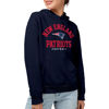 Picture of Junk Food Clothing x NFL - New England Patriots - Classic Team Logo - Unisex Adult Pullover Fleece Hoodie for Men and Women - Size Small