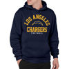 Picture of Junk Food Clothing x NFL - Los Angeles Chargers - Classic Team Logo - Unisex Adult Pullover Fleece Hoodie for Men and Women - Size Medium