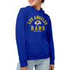 Picture of Junk Food Clothing x NFL - Los Angeles Rams - Classic Team Logo - Unisex Adult Pullover Fleece Hoodie for Men and Women - Size Medium