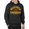 Picture of Junk Food Clothing x NFL - Washington Commanders - Classic Team Logo - Unisex Adult Pullover Fleece Hoodie for Men and Women - Size 3X-Large