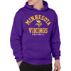 Picture of Junk Food Clothing x NFL - Minnesota Vikings - Classic Team Logo - Unisex Adult Pullover Fleece Hoodie for Men and Women - Size Small