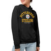Picture of Junk Food Clothing x NFL - Pittsburgh Steelers - Classic Team Logo - Unisex Adult Pullover Fleece Hoodie for Men and Women - Size Small