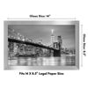 Picture of Americanflat 8.5x14 Picture Frame with Shatter-Resistant Glass - Gallery Style Frame with Engineered Wood - Signature Collection - Photo Frame for Wall Display - Silver
